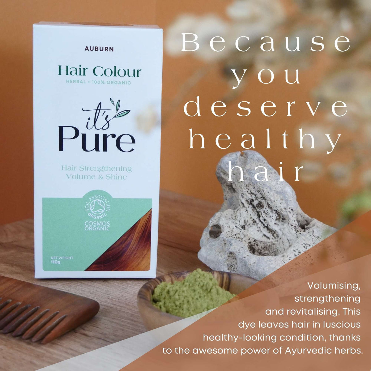 It's Pure Organics Hair Colour Auburn